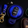 Mini 5-Door Hatch key fob cover - Patina Blue