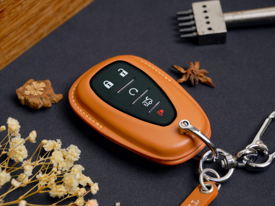 Handling a Chevrolet Camaro key fob cover smoothly