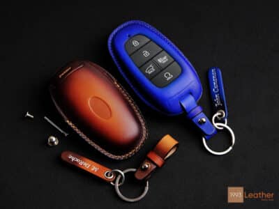 Hyundai Palisade leather key fob cover