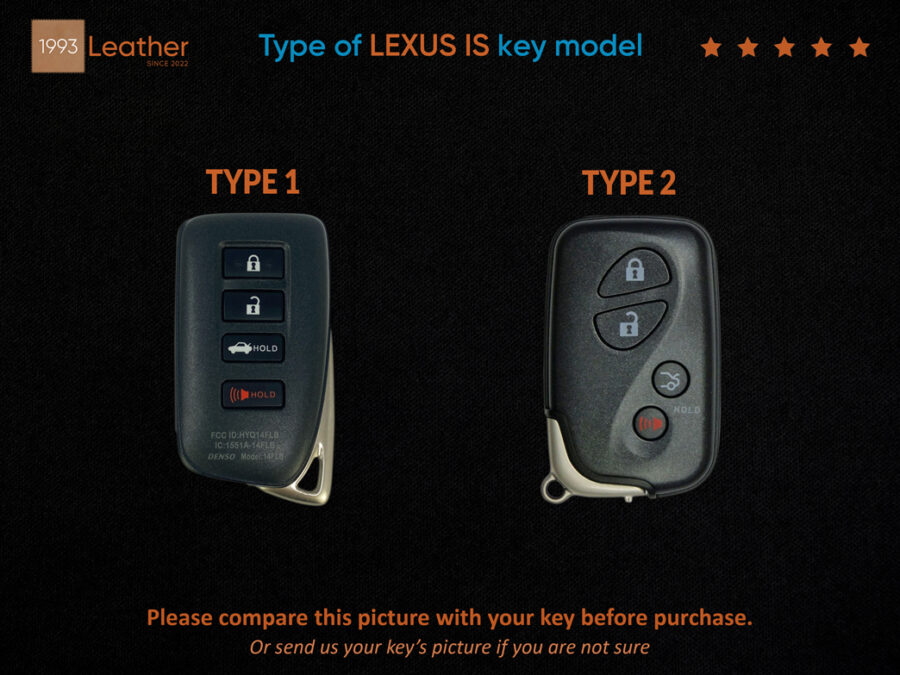 Type of Lexus IS key models