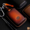 Stylish Leather Key Fob Cover for Mazda CX-90