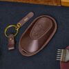 Mercedes GLA-Class key fob cover made of premium Veg-Tanned leather, representing superb craftsmanship and durability.