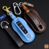 Overview of the Porsche 911 key fob cover available at Leather1993, represents its premium design and craftsmanship.