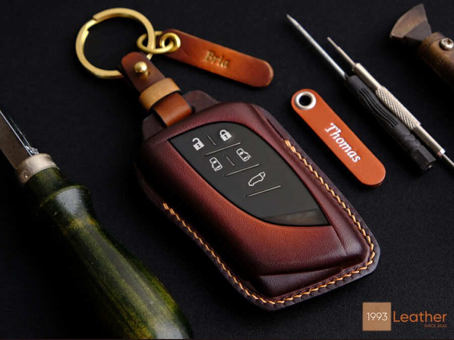 Lexus LM key fob cover at Leather1993