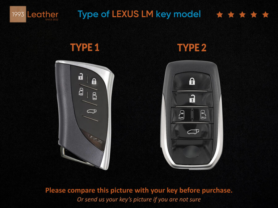 Type of Lexus LM key model