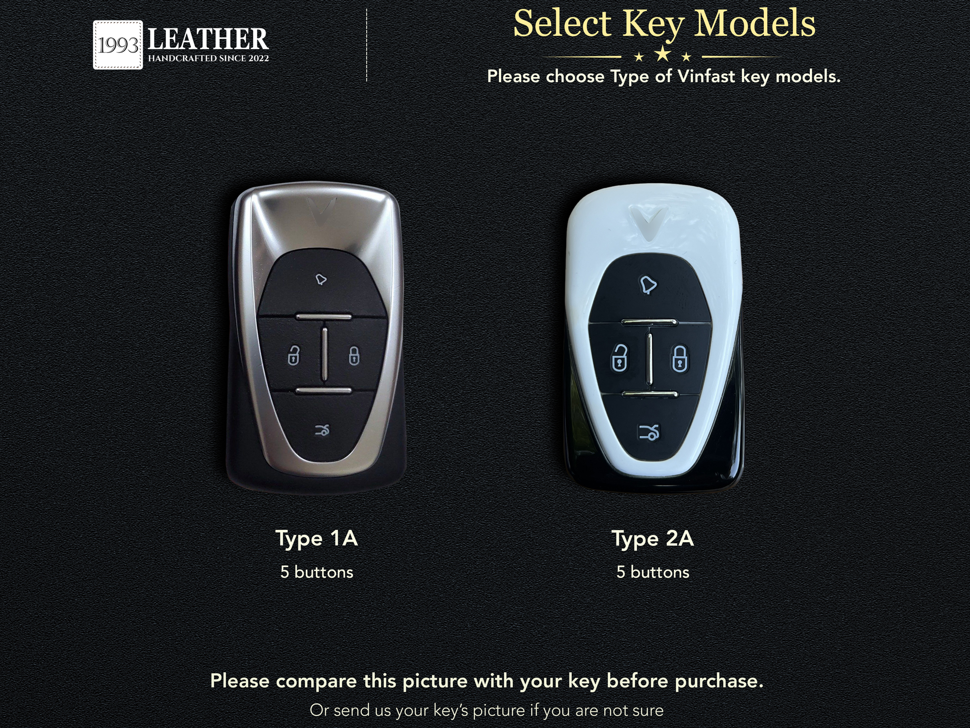 Type of Vinfast key models