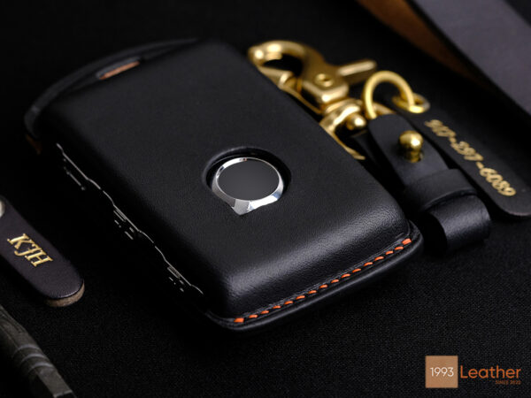 Volvo XC key fob cover with a snug, custom design that fits the key extremely, ensuring a secure and stylish fit.