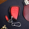 The front side of Chevrolet Traverse Key Fob Cover with tag and keychain