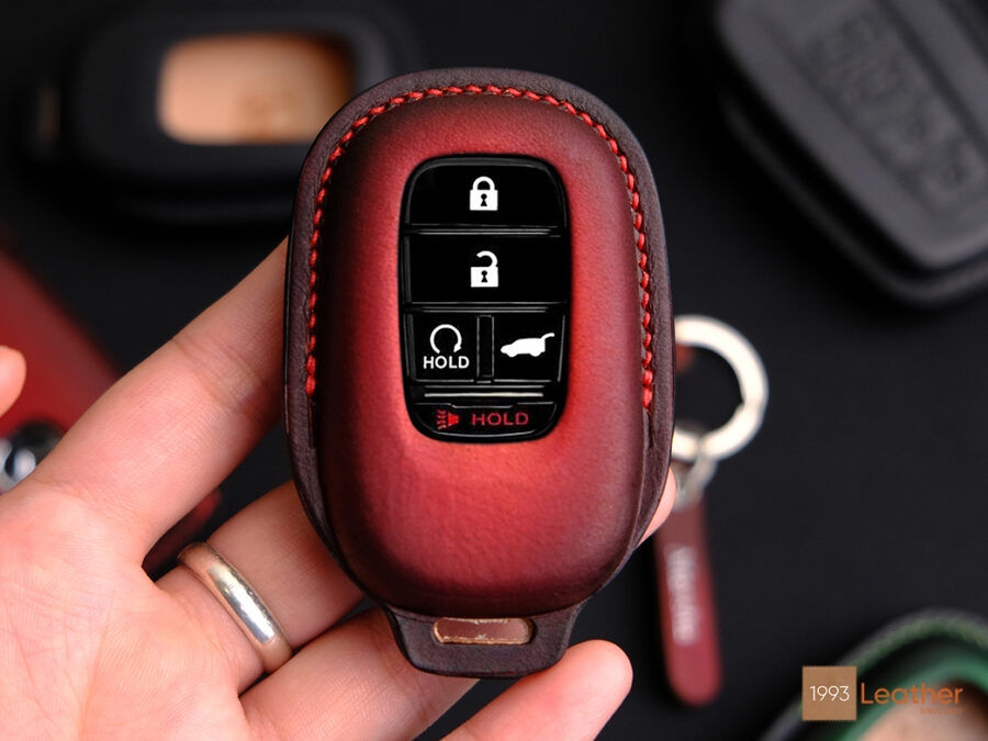 Honda HR-V / CR-V Key Fob Cover - Patina Red Finish