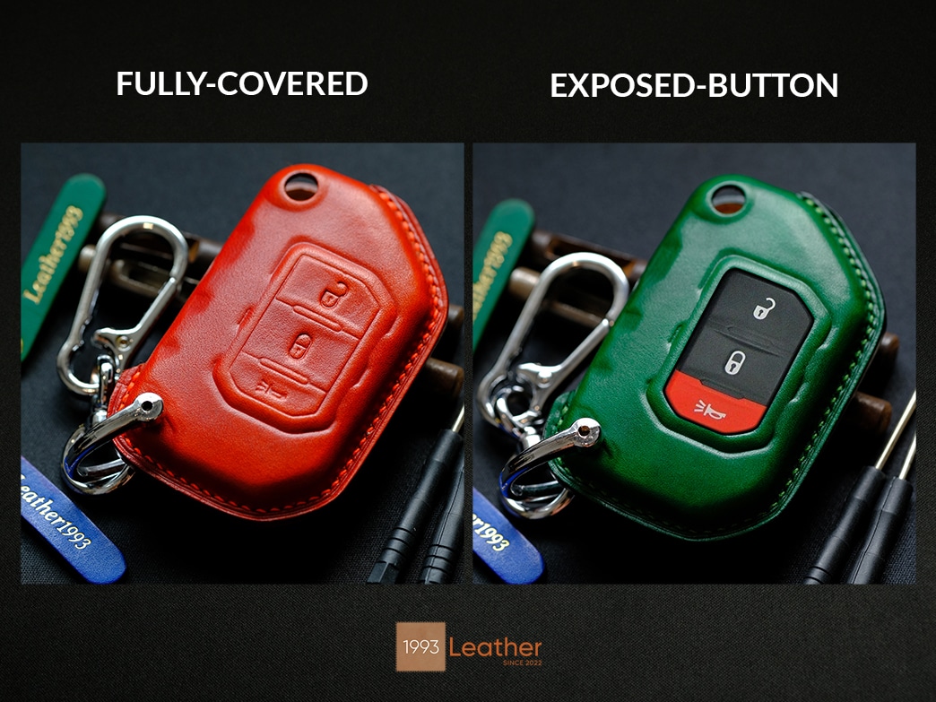 Fully Covered and Exposed Button Design