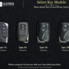 Type of Lexus RX key models