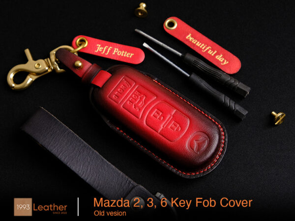 Old version of key fob cover, with classic design and durable material.