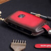 Mazda CX-5, CX-50 car key shell - The back of the new version of the leather car key shell is offering sleek protection.