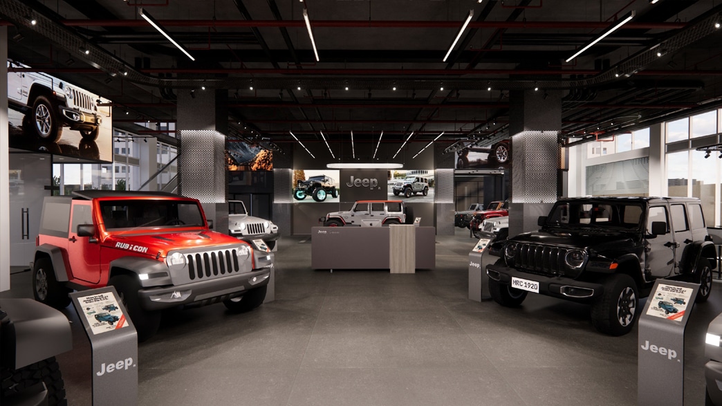 Showroom Jeep in Vietnam