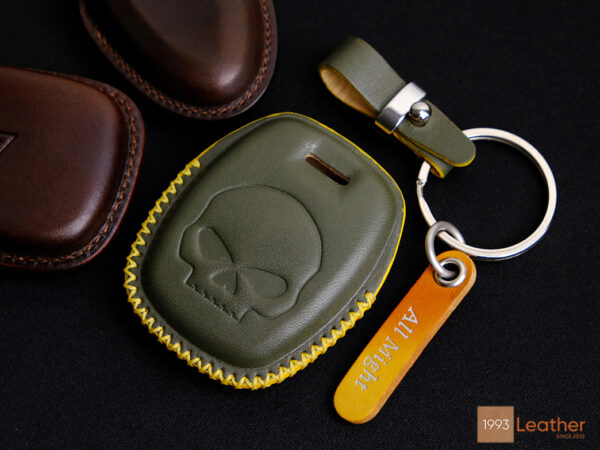 Back view of Harley-Davidson Road King Key Fob Cover, designed to perfectly fit your key