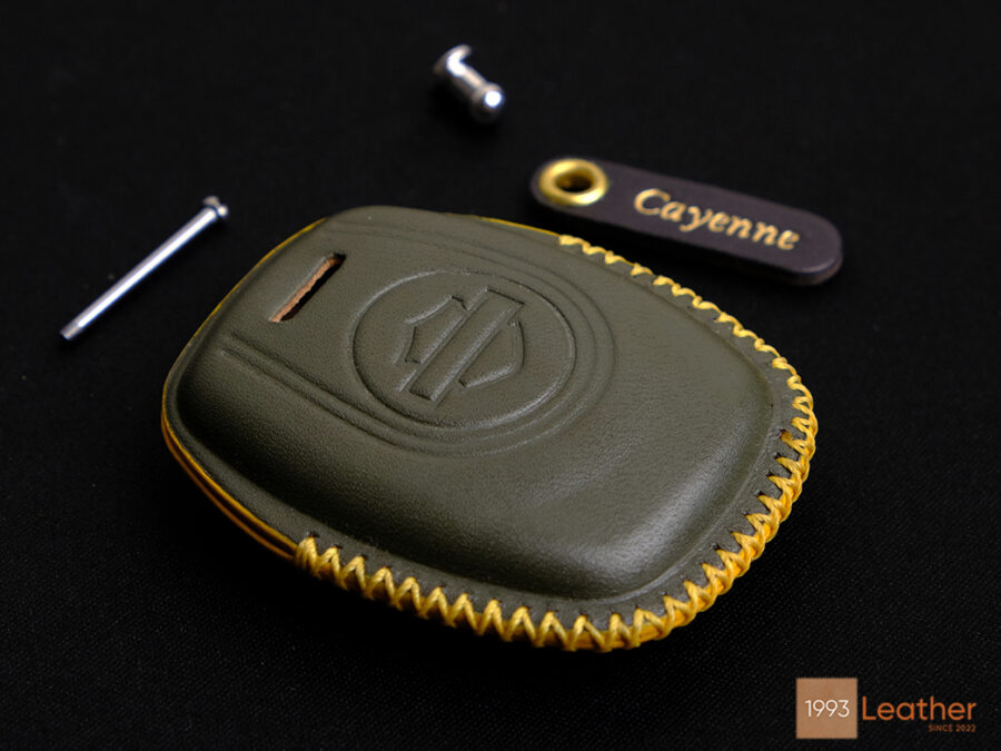 Harley-Davidson Road King Key Fob Cover representing luxurious and premium leather design