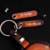 Indian Pursuit key fob cover with free tag engraved and 4 customizable hardware options.
