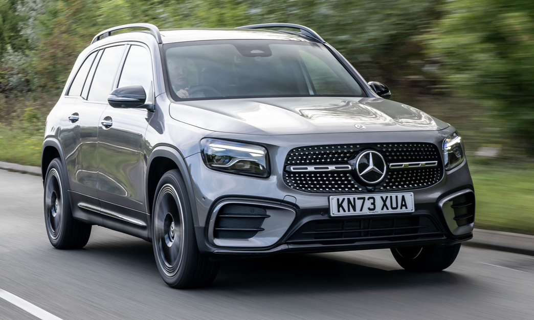 Mercedes GLB-Class SUV with spacious interiors and luxury features.