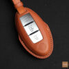 Nissan Qashqai key fob cover made of high-quality material, representing fine stitching for durability and elegance.