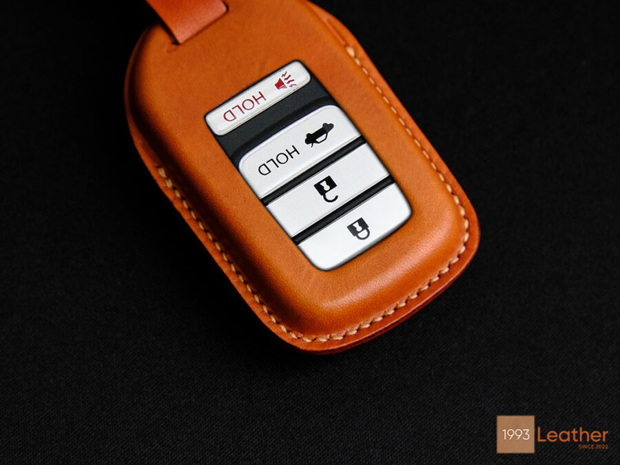 Honda Prologue key fob cover with exquisite stitching details for a refined look.