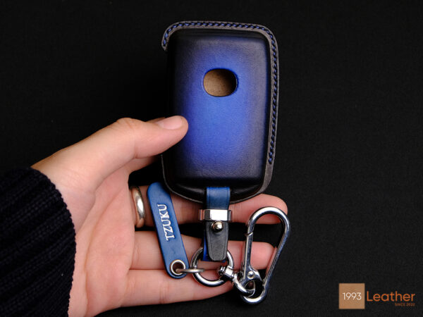 Mazda MX-5 Miata key fob cover made of high-quality leather, ensuring a comfortable grip feel.