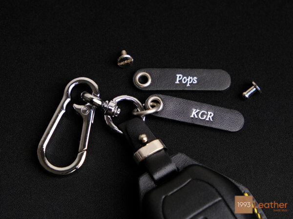 Peugeot 408 Key Fob Cover with free engraved tag and four hardware options.