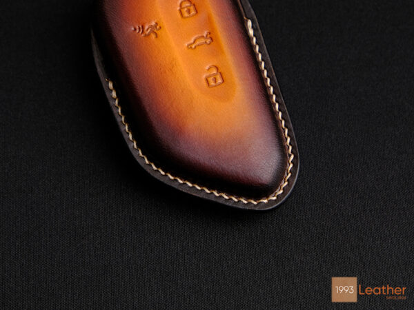 High-quality Volkswagen Atlas key fob cover with exquisite stitching detail.