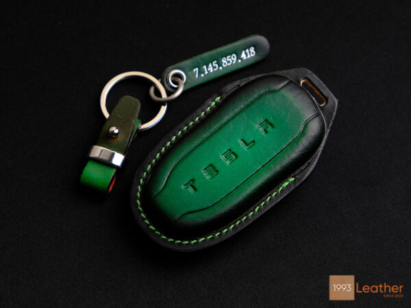 Tesla Cybertruck key fob cover with scratch-resistant design.