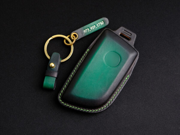 Top-quality Acura ZDX key fob cover made of premium leather with a snug back fit that contours perfectly to your smart key