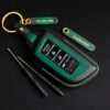 Acura ZDX key fob cover made of natural Vegtan leather, known for superb durability and aging beautifully over time