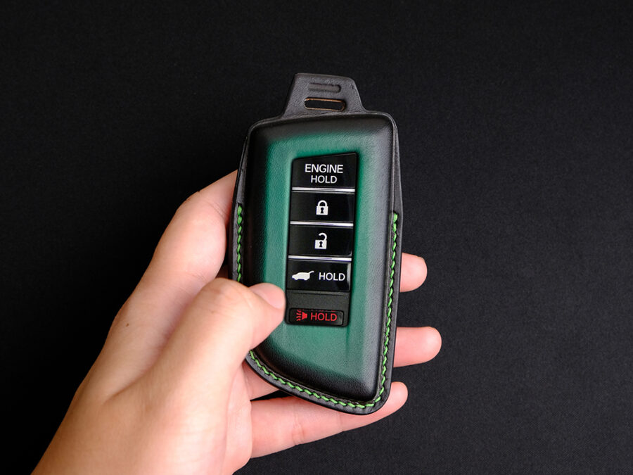 Acura ZDX key fob cover made of high-end leather, designed to protect your smart key from scratches and daily wear