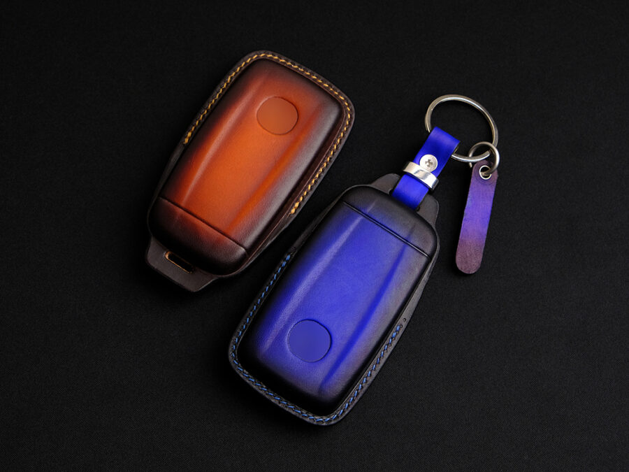 Acura ADX key fob cover crafted from top-tier leather, tailored with a snug back fit to contour perfectly to the smart key