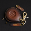 Fat Bob key fob cover made of genuine Vegtan leather for superior durability and style