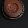 Fat Bob key fob cover showcasing precise, high-quality stitching detail