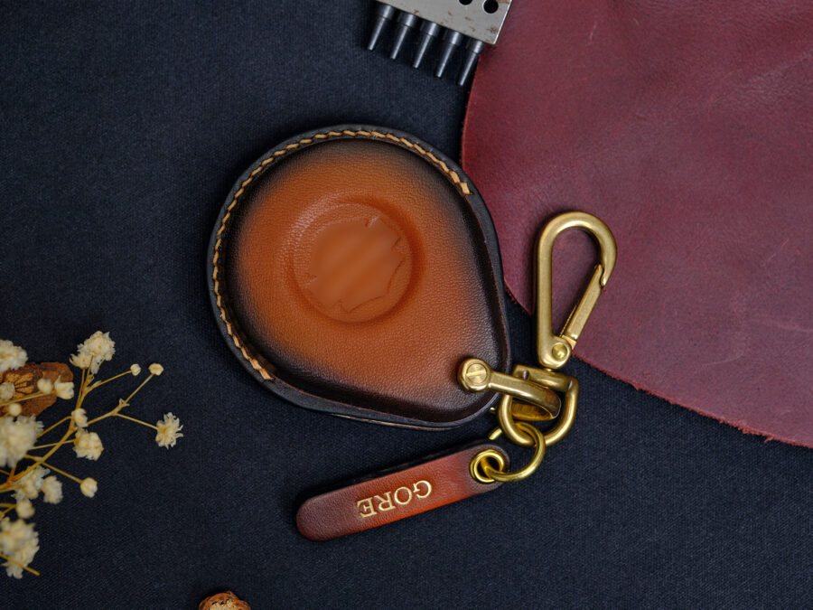 Harley Low Rider key fob cover is handcrafted from high-class leather with free customized accessories included