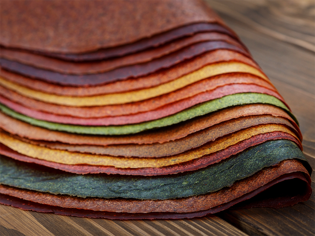 Split leather is obtained from the second layer of the cowhide