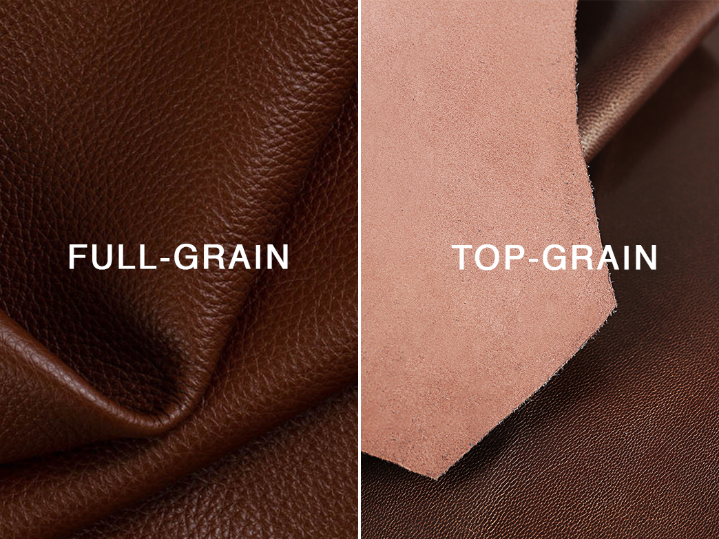 Which better one, full-grain or top-grain leather