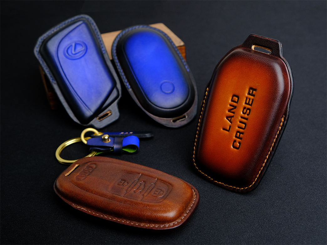 Leather key fob cover for every car brand at Leather1993