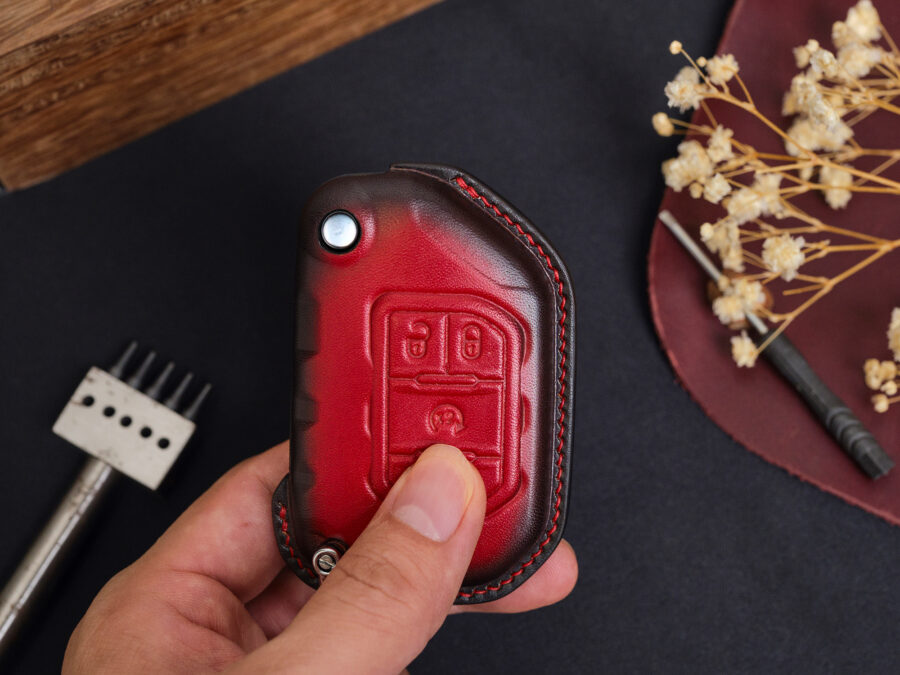 Jeep Wagoneer key fob cover brings about the comfortable grip every time touching the button