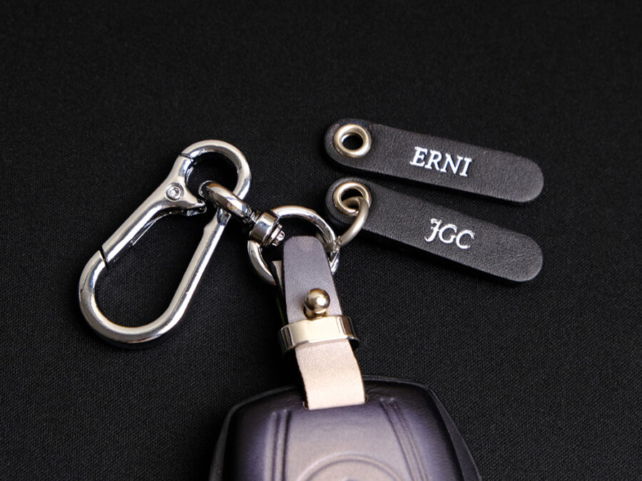 Engraved tag and keychain of Pan America 1250 key fob cover