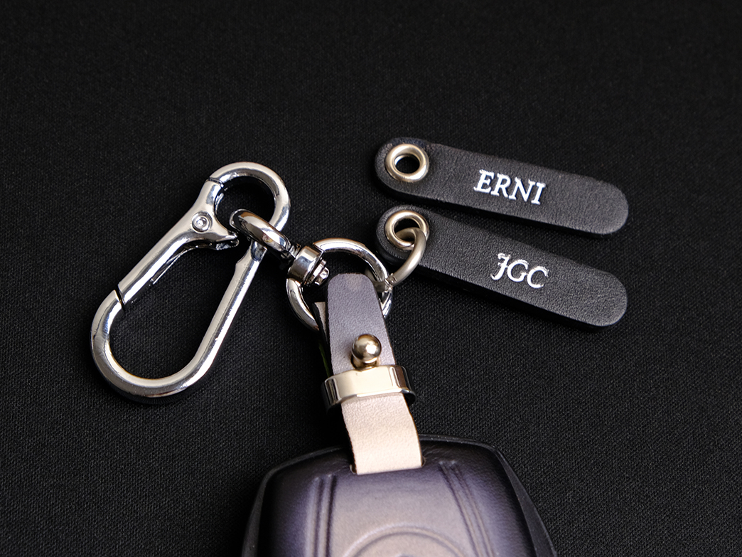 Engraved tag and keychain of Pan America 1250 key fob cover