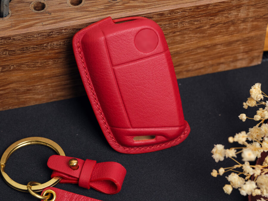 The back side of Volkswagen Polo key fob cover with logo VW embossed