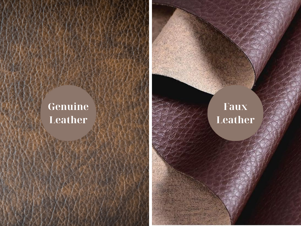 Genuine leather vs faux leather