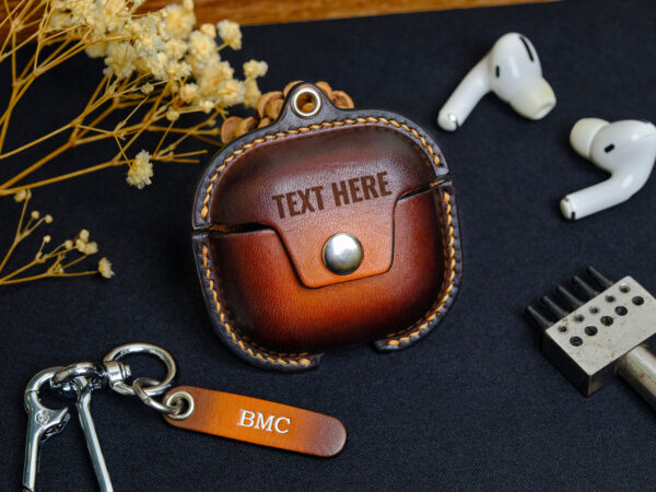 AirPods Leather Case - Leather Cover for AirPods 1 / Pro 1 / 2 / Pro 2 / 3 / Pro 3 / 4 ...