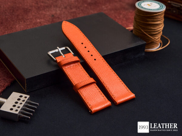 Orange Leather Watch Strap - Watch Strap for All Changable Apple Watch Default Strap,...